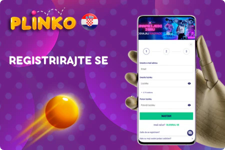 Registracija i uplata za Plinko